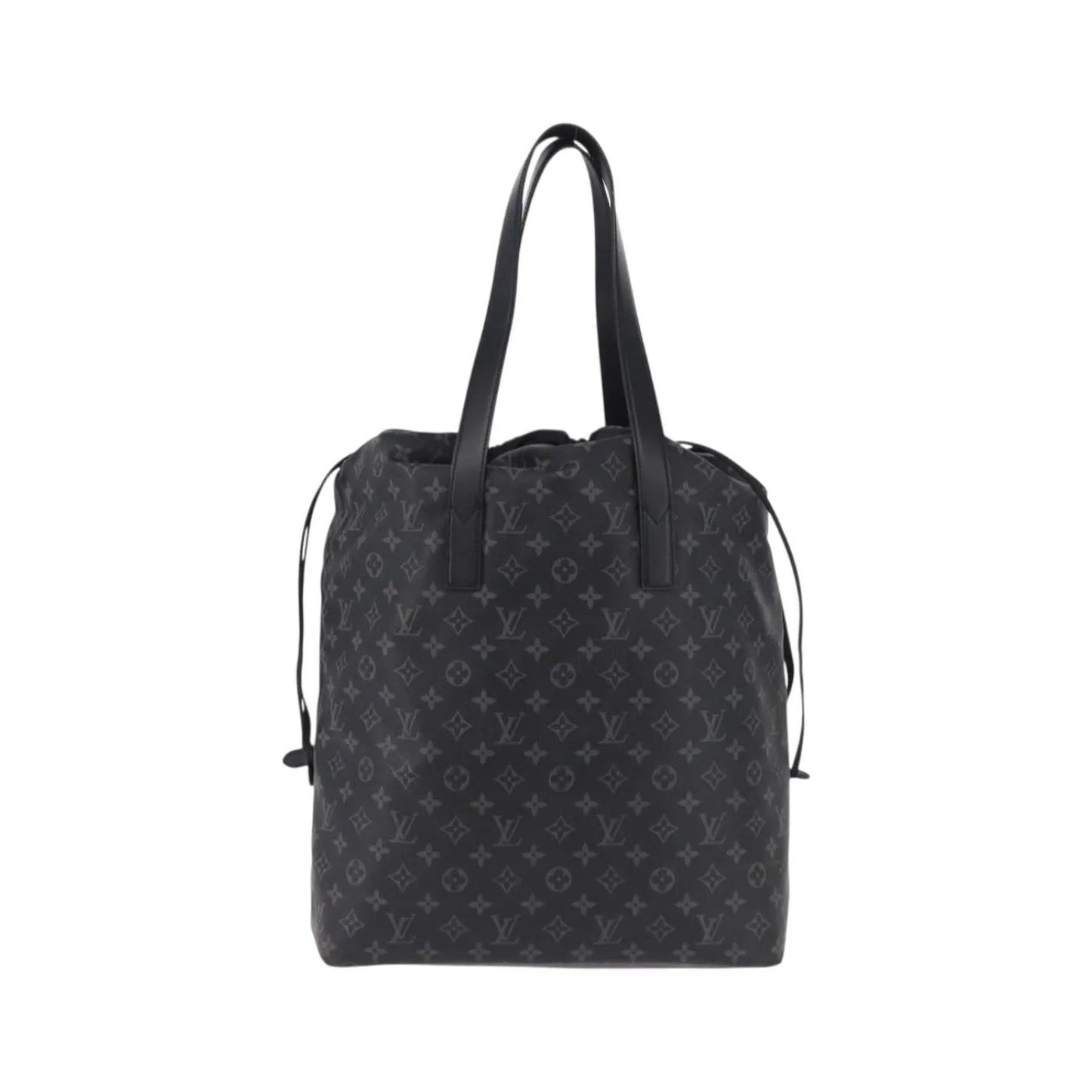 Louis Vuitton Cabas Light Drawstring Monogram Eclipse Canvas, Black, Canvas, Tote Bag