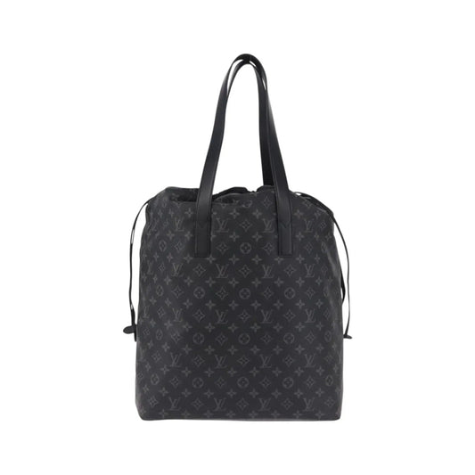 Louis Vuitton Cabas Light Drawstring Monogram Eclipse Canvas, Black, Canvas, Tote Bag