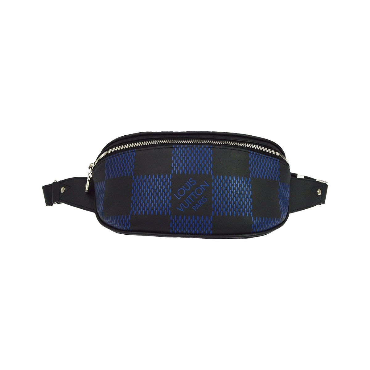Louis Vuitton Campus Bumbag Damier Infini 3D Leather, Black, Leather, Crossbody Bag