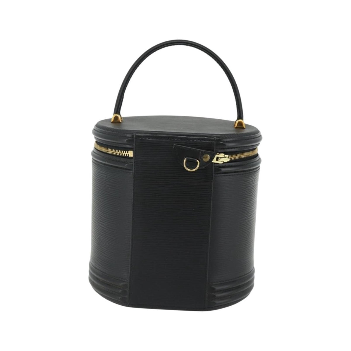 Louis Vuitton Cannes Epi Leather, Black, Leather, Handbag