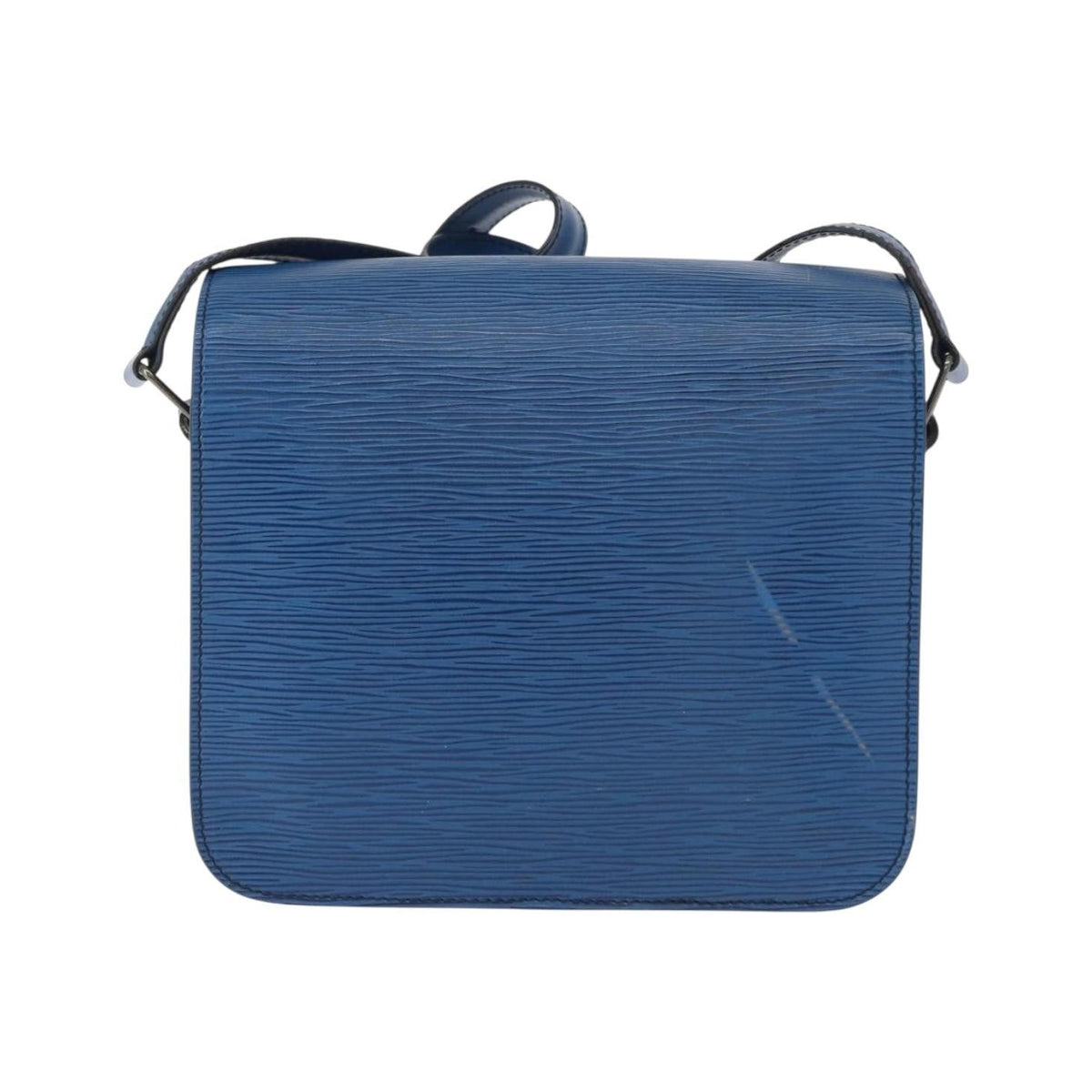 Louis Vuitton Cartouchiere Epi Leather, Blue, Leather, Shoulder Bag