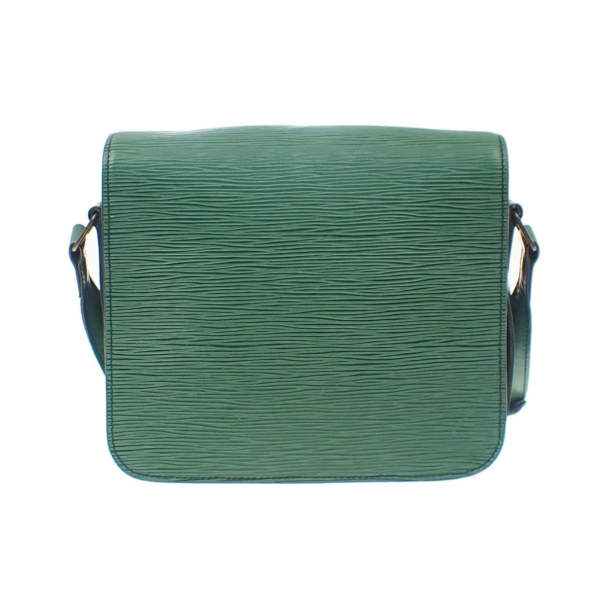 Louis Vuitton Cartouchiere Epi Leather, Green, Leather, Handbag
