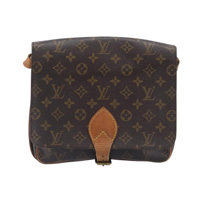 Louis Vuitton Cartouchiere Monogram Canvas, Brown, Canvas, Handbag