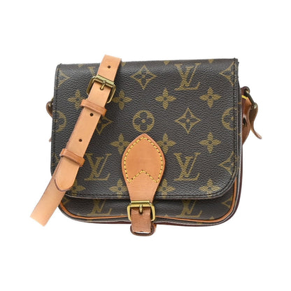 Louis Vuitton Cartouchiere Monogram Canvas, Brown, Canvas, Handbag