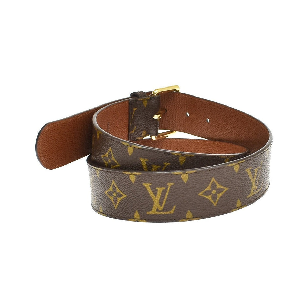 Louis Vuitton Ceinture Belt Monogram Canvas, Brown, Canvas, Belt