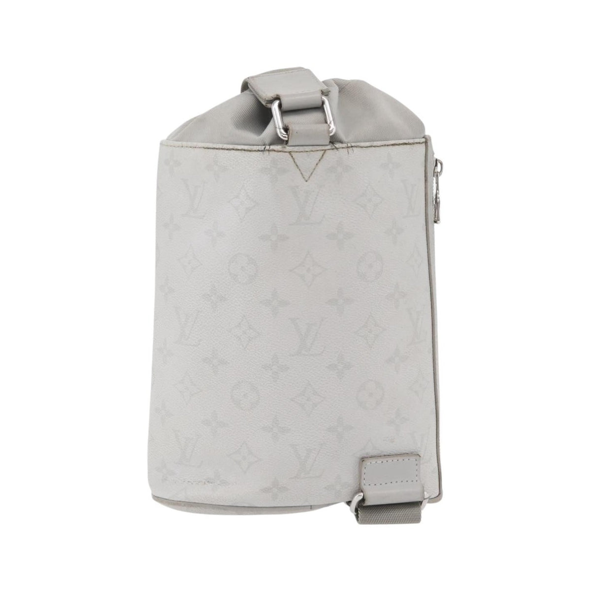 Louis Vuitton Chalk Sling Limited Edition Logo Story Monogram Canvas, Gray, Canvas, Handbag