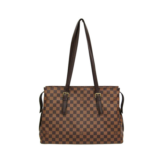 Louis Vuitton Chelsea Damier Ebene, Brown, Canvas, Tote Bag
