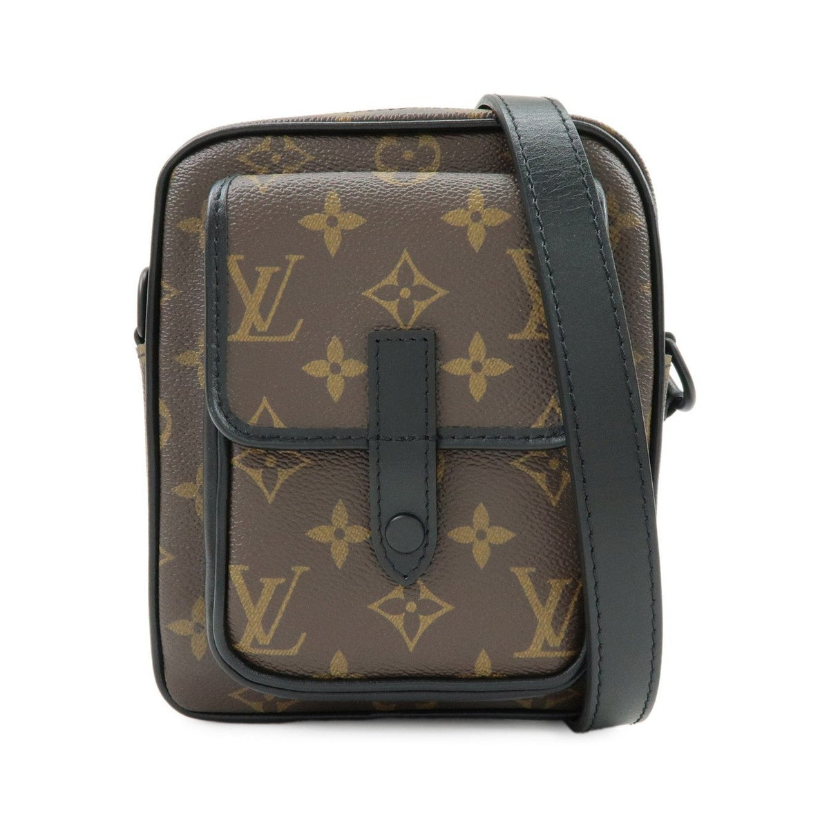 Louis Vuitton Christopher Wearable Macassar Monogram Canvas, Brown, Canvas, Crossbody Bag