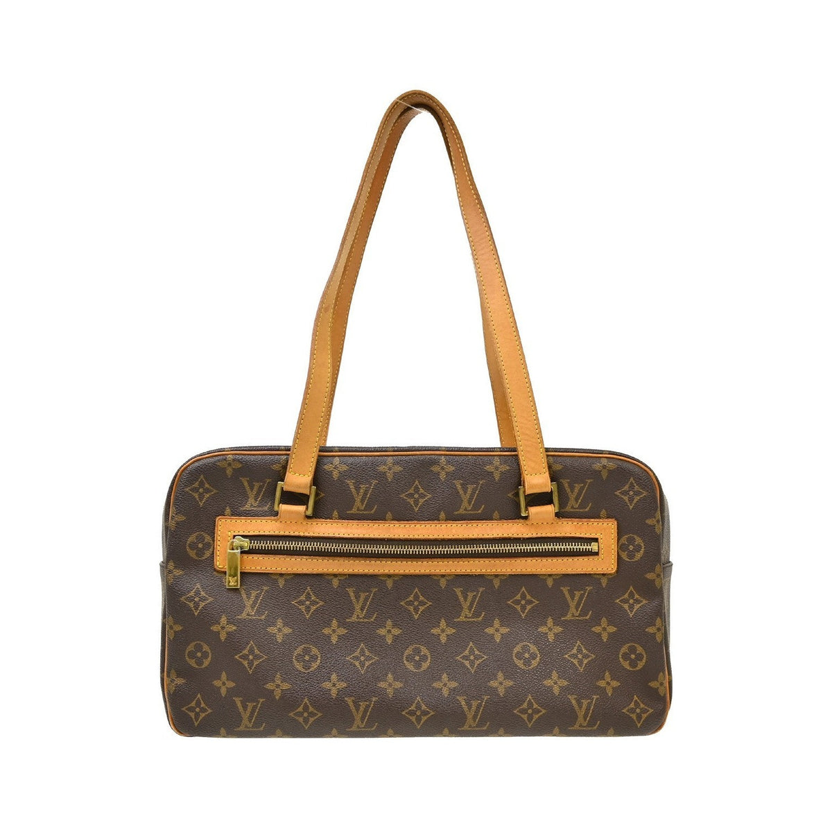 Louis Vuitton Cite Monogram Canvas, Brown, Canvas, Handbag