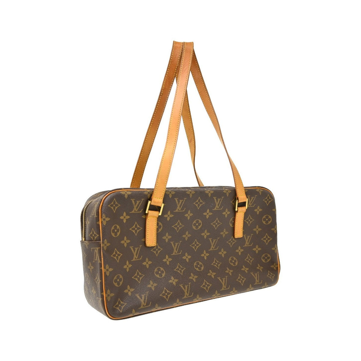Louis Vuitton Cite Monogram Canvas, Brown, Canvas, Handbag