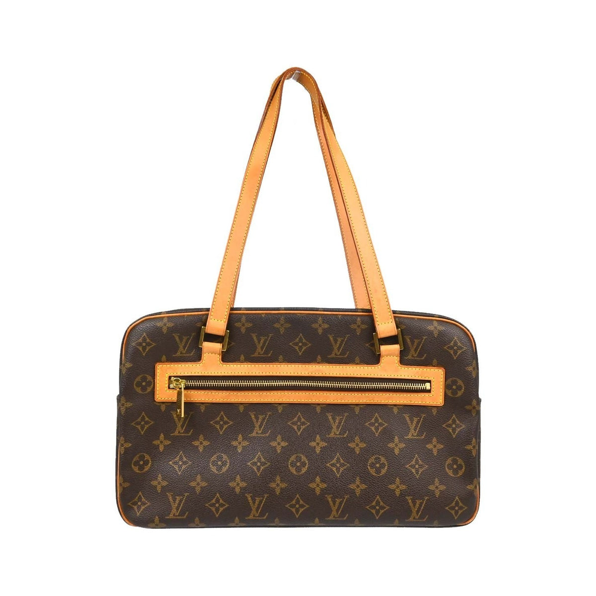Louis Vuitton Cite Monogram Canvas, Brown, Canvas, Handbag
