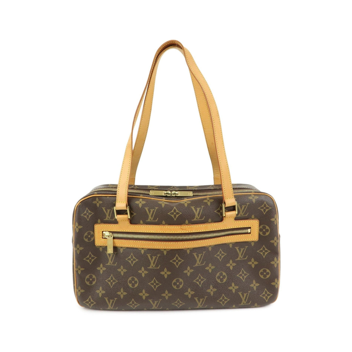 Louis Vuitton Cite Monogram Canvas, Brown, Canvas, Handbag