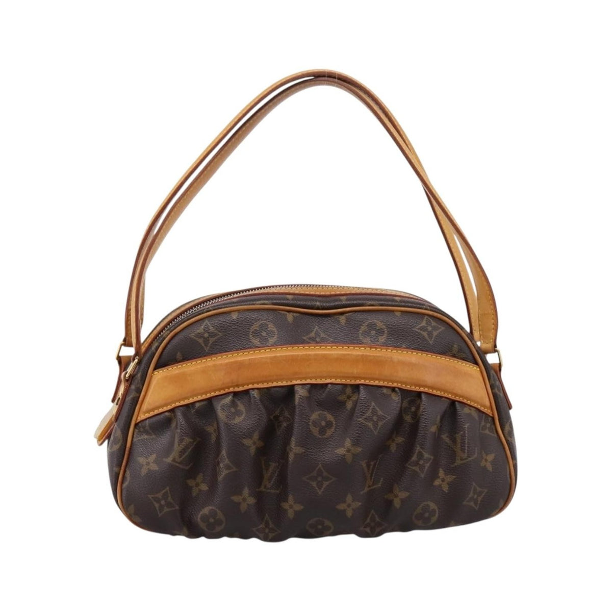 Louis Vuitton Clara Handbag Monogram Canvas, Brown, Canvas, Handbag