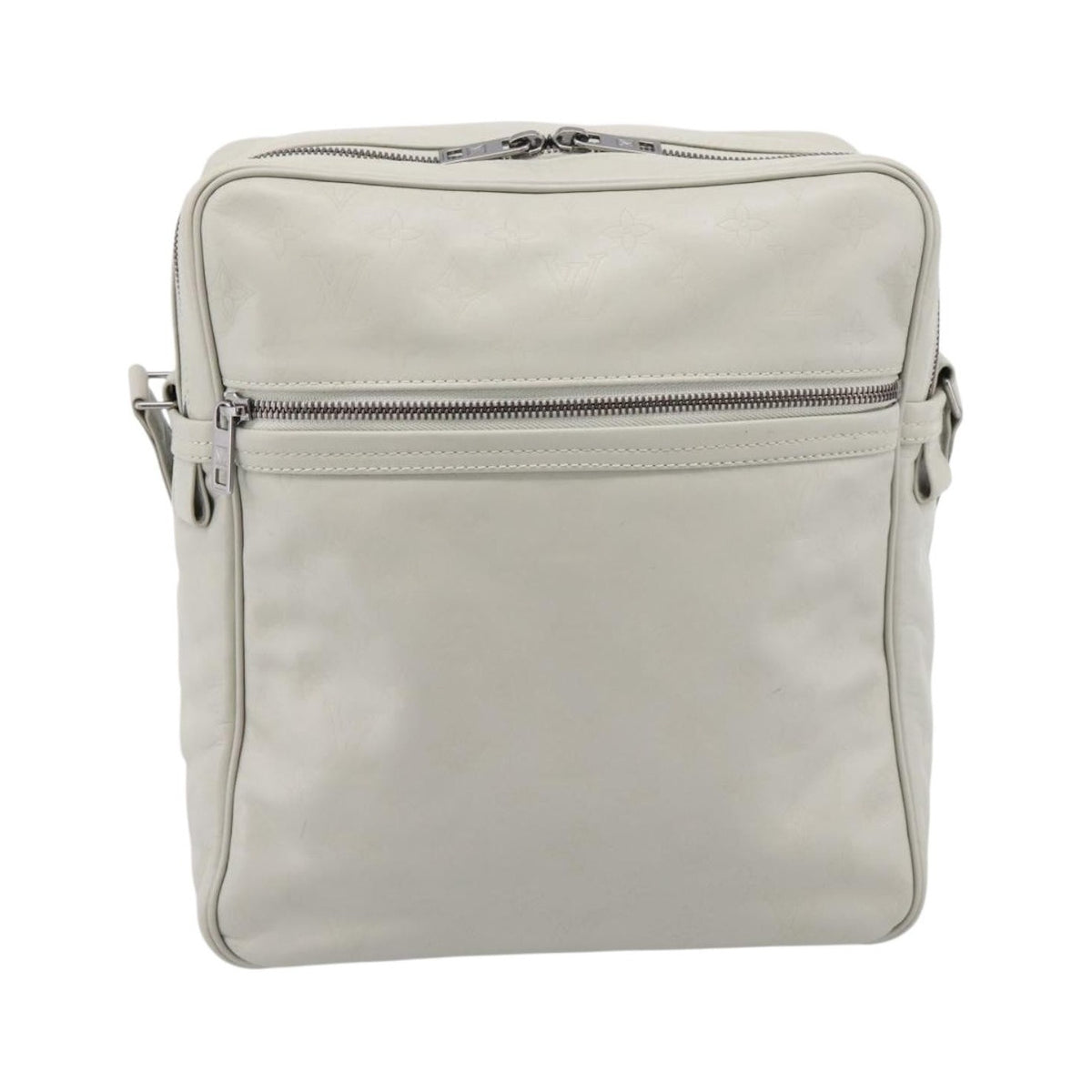 Louis Vuitton Clarkson Messenger Monogram Differ Leather, White, Canvas, Shoulder Bag