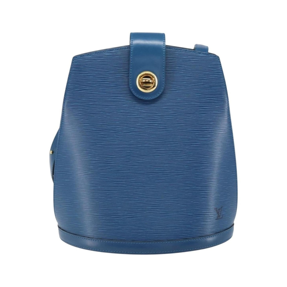 Louis Vuitton Cluny Epi Leather, Blue, Leather, Shoulder Bag