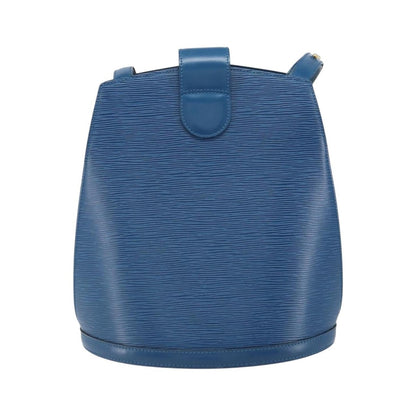 Louis Vuitton Cluny Epi Leather, Blue, Leather, Shoulder Bag