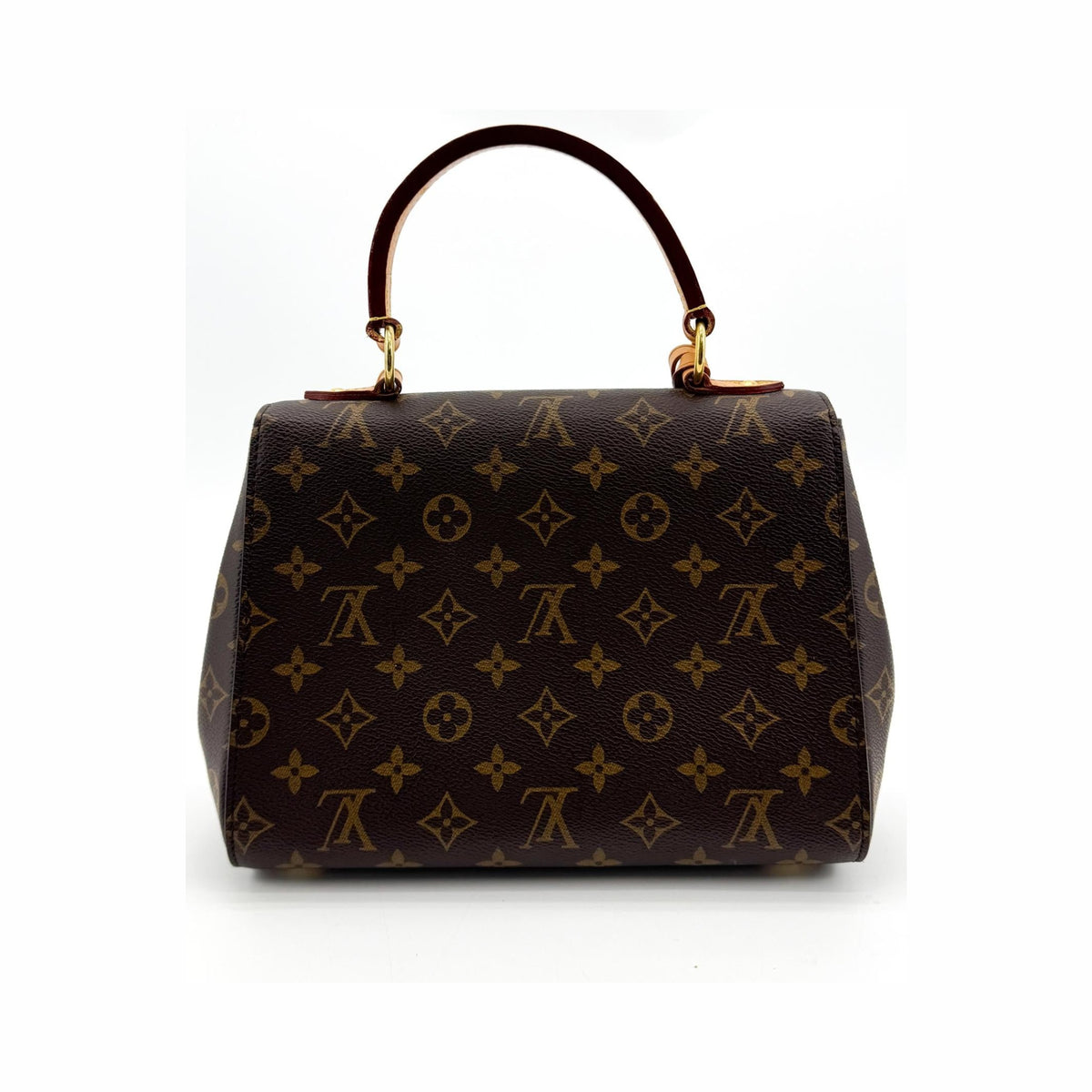 Louis Vuitton Cluny Top Handle Monogram Canvas, Brown, Canvas, Handbag