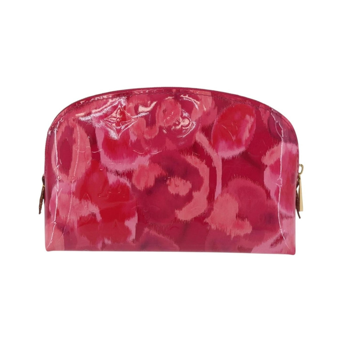 Louis Vuitton Cosmetic Case Limited Edition Monogram Vernis Ikat, Pink, Patent Leather, Toiletry Case