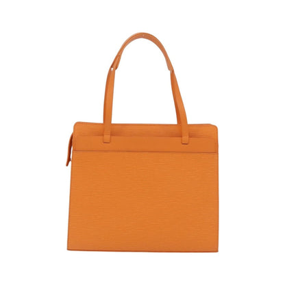Louis Vuitton Croisette Damier with Braided Detail, Orange, Leather, Tote Bag