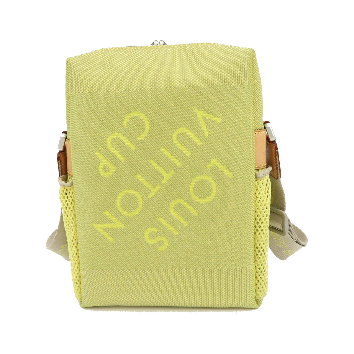 Louis Vuitton Cup Weathery Damier Geant Canvas, Green, Canvas, Handbag