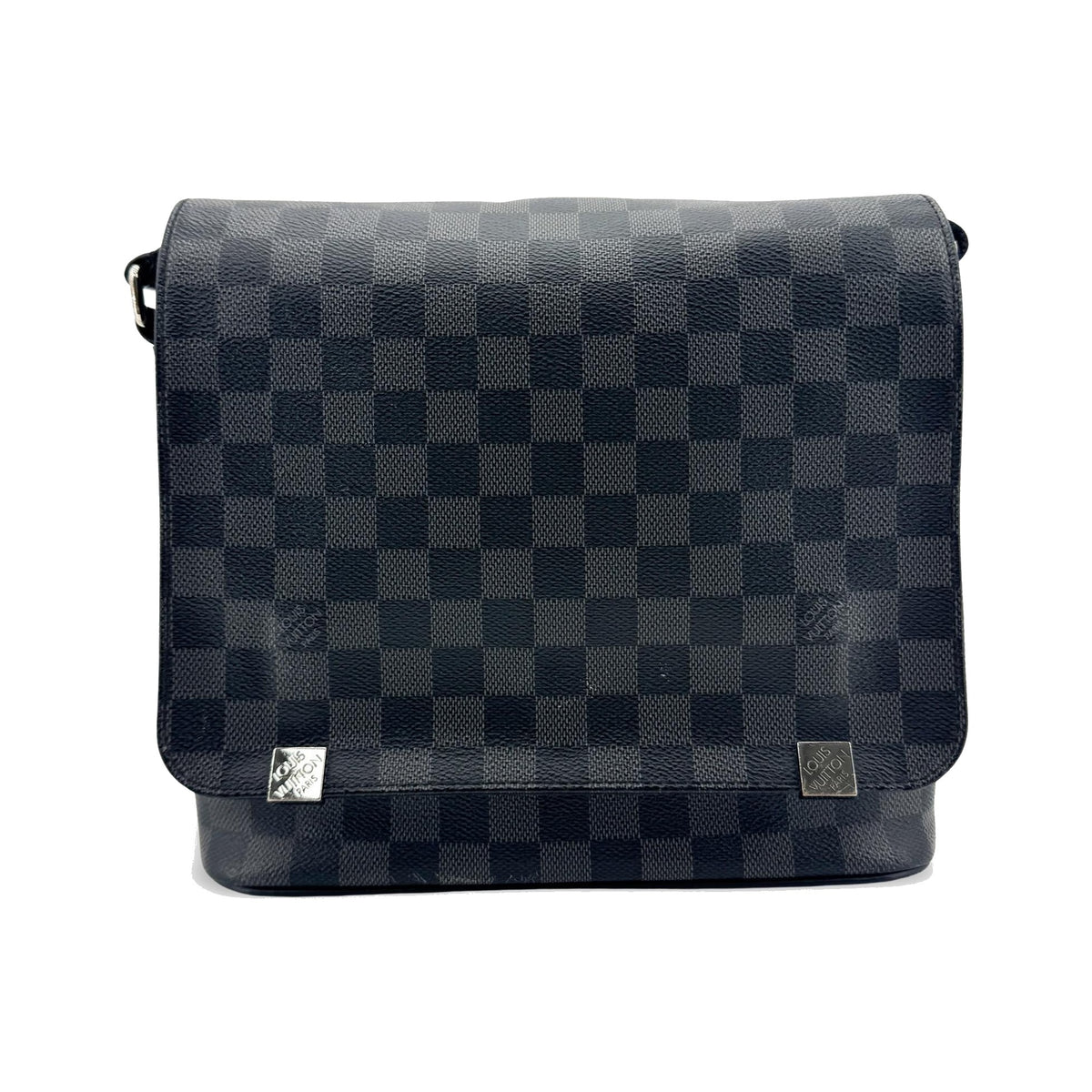 Louis Vuitton Daniel Messenger Damier Graphite, Black, Canvas, Shoulder Bag