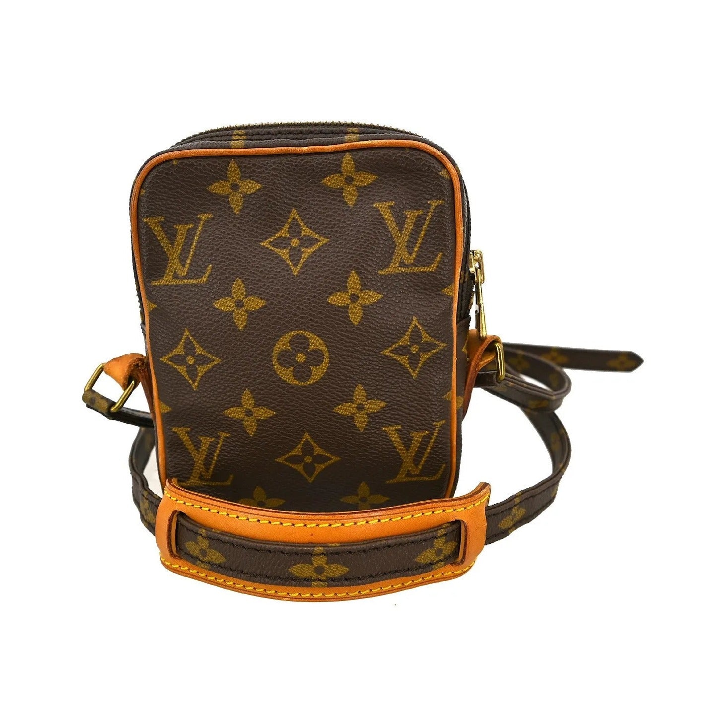 Louis Vuitton Danube Monogram, Brown, Canvas, Shoulder Bag
