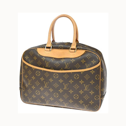 Louis Vuitton Deauville Monogram, Brown, Canvas, Handbag