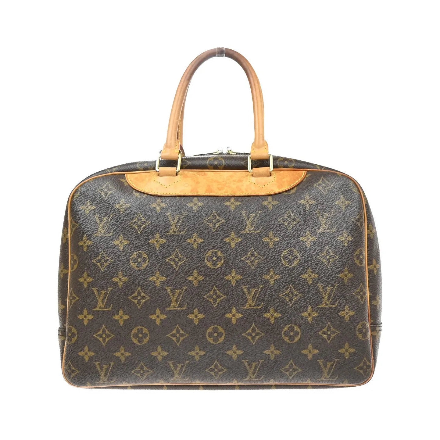 Louis Vuitton Deauville Monogram Canvas, Brown, Canvas, Handbag