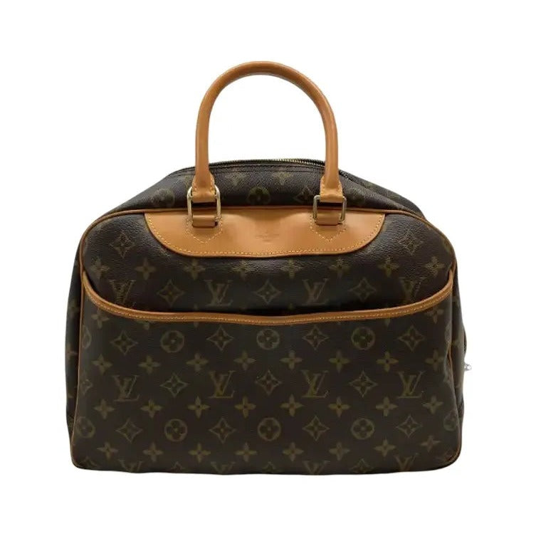 Louis Vuitton Deauville Monogram Canvas, Brown, Canvas, Handbag