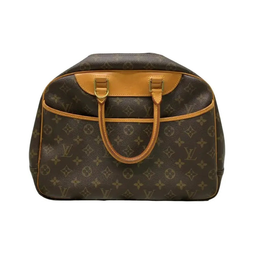 Louis Vuitton Deauville Monogram Canvas, Brown, Canvas, Handbag