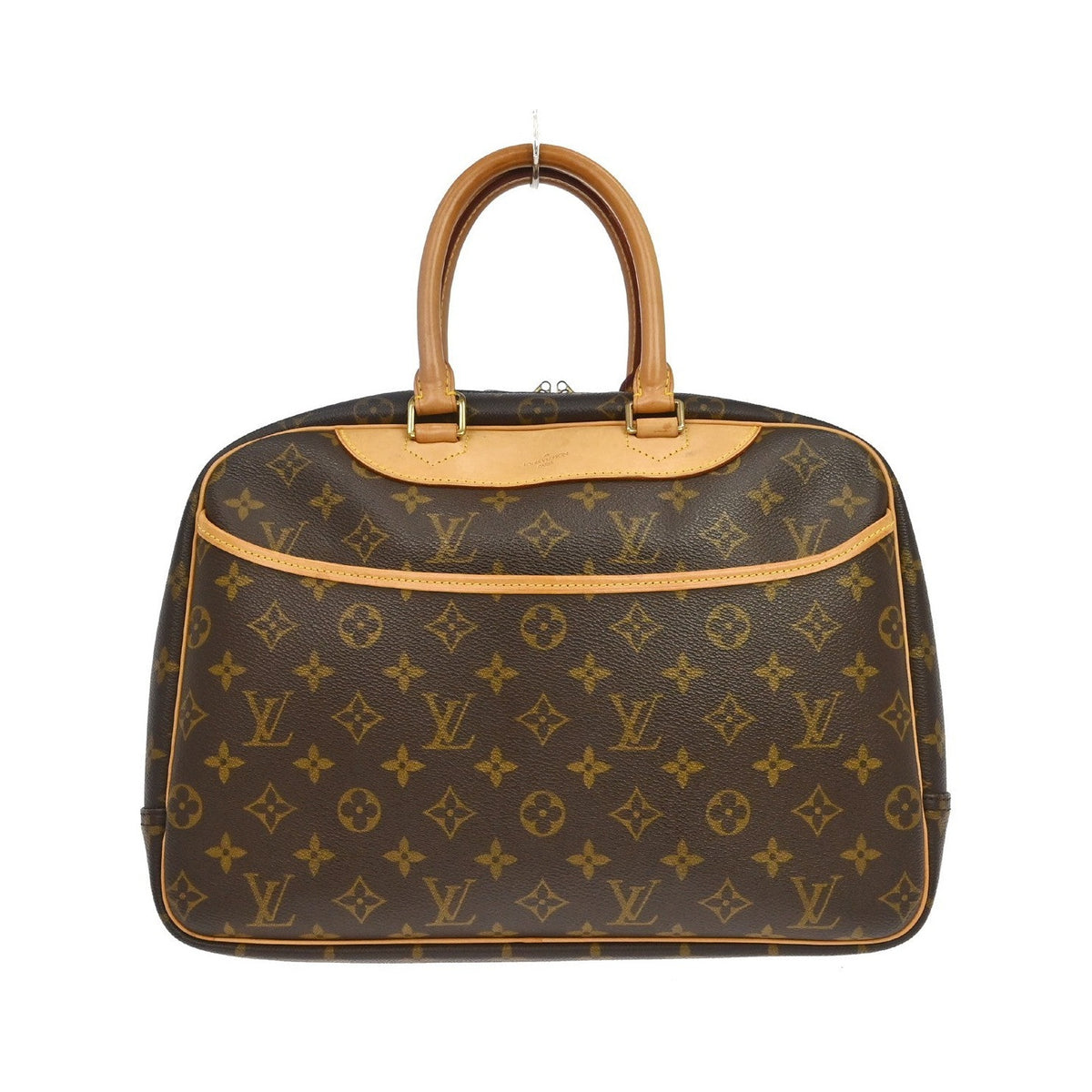 Louis Vuitton Deauville Monogram Canvas, Brown, Canvas, Handbag