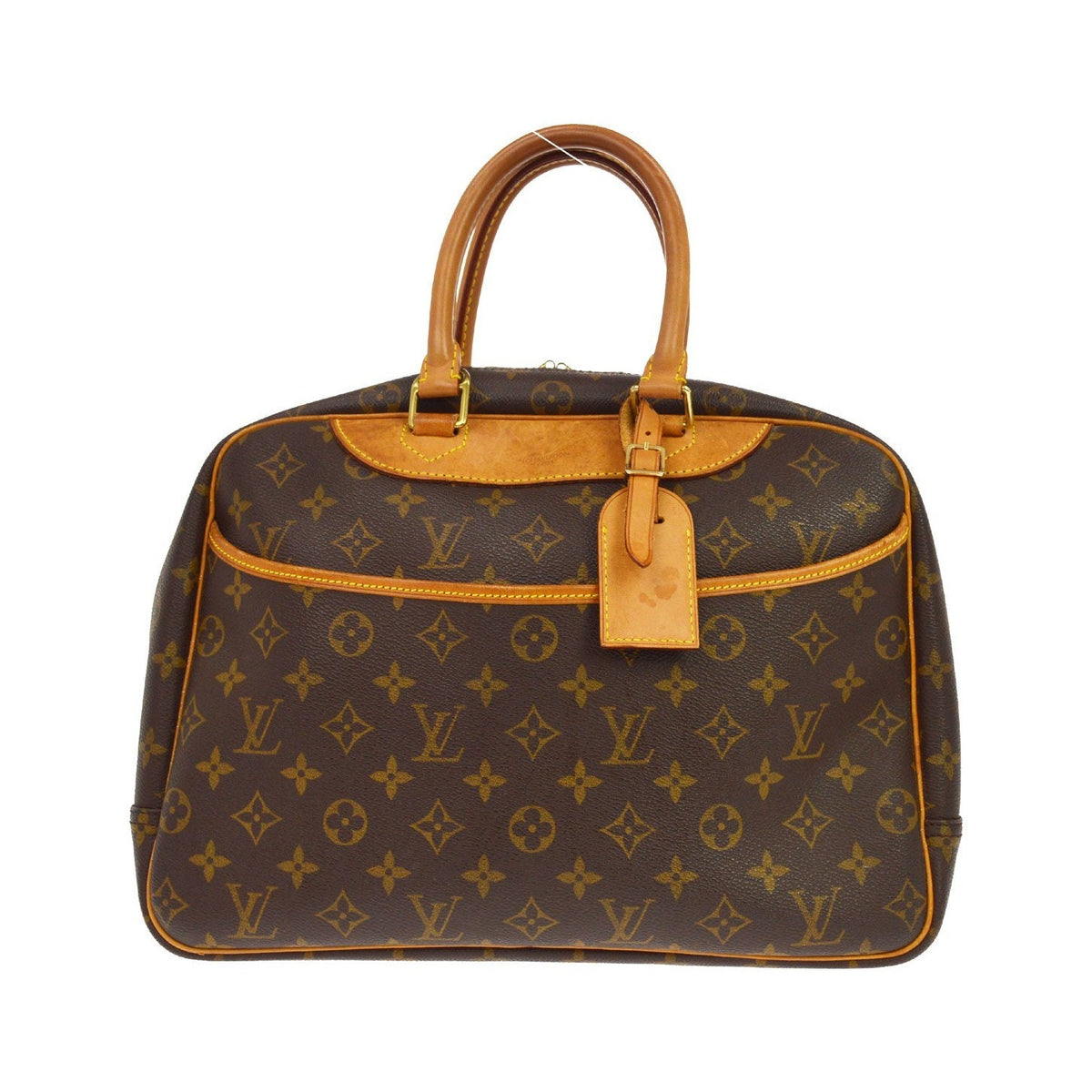 Louis Vuitton Deauville Monogram Canvas, Brown, Canvas, Handbag