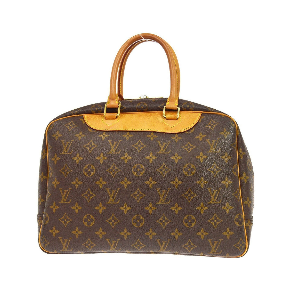 Louis Vuitton Deauville Monogram Canvas, Brown, Canvas, Handbag