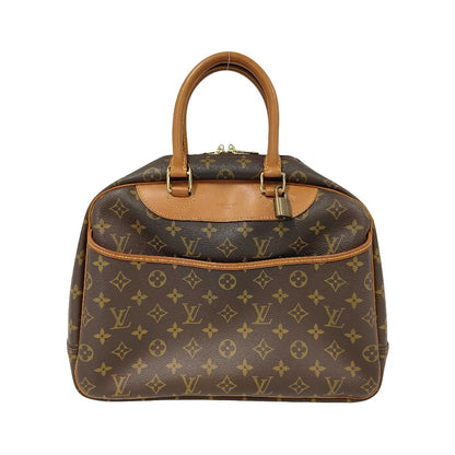 Louis Vuitton Deauville Monogram Canvas, Brown, Canvas, Handbag