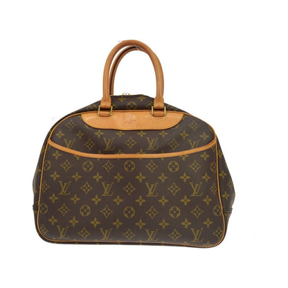 Louis Vuitton Deauville Monogram Canvas, Brown, Canvas, Handbag