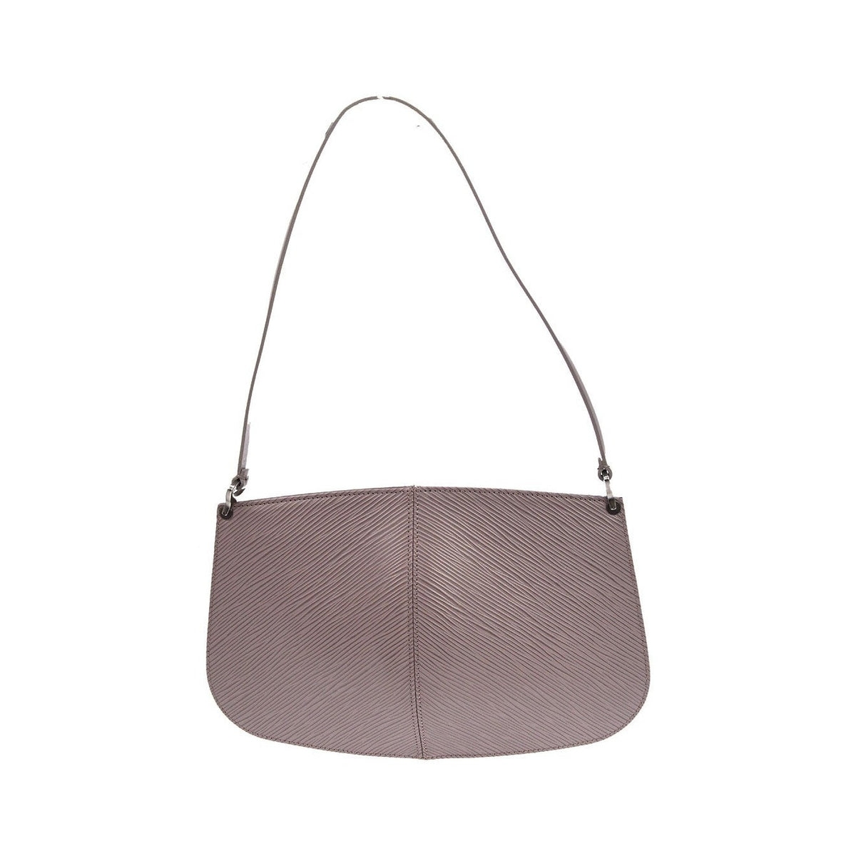Louis Vuitton Demi Lune Pochette Epi Leather, Purple, Leather, Clutch