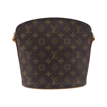 Louis Vuitton Drouot Monogram Canvas, Brown, Canvas, Shoulder Bag