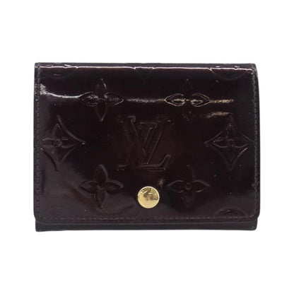 Louis Vuitton Elise Monogram Vernis, Burgundy, Patent Leather, Wallet