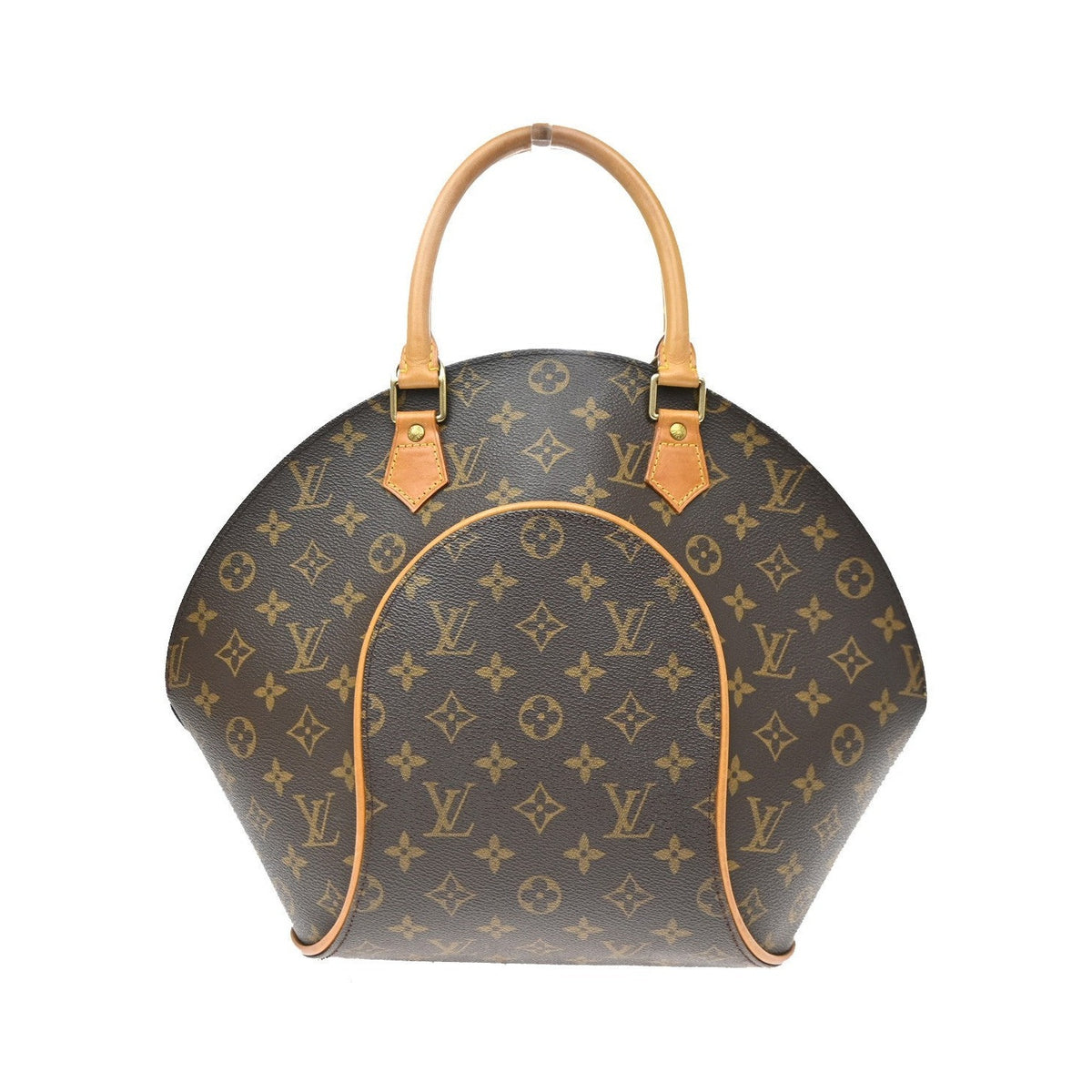 Louis Vuitton Ellipse Monogram, Brown, Leather, Handbag