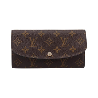 Louis Vuitton Emilie Monogram Canvas, Brown, Canvas, Wallet