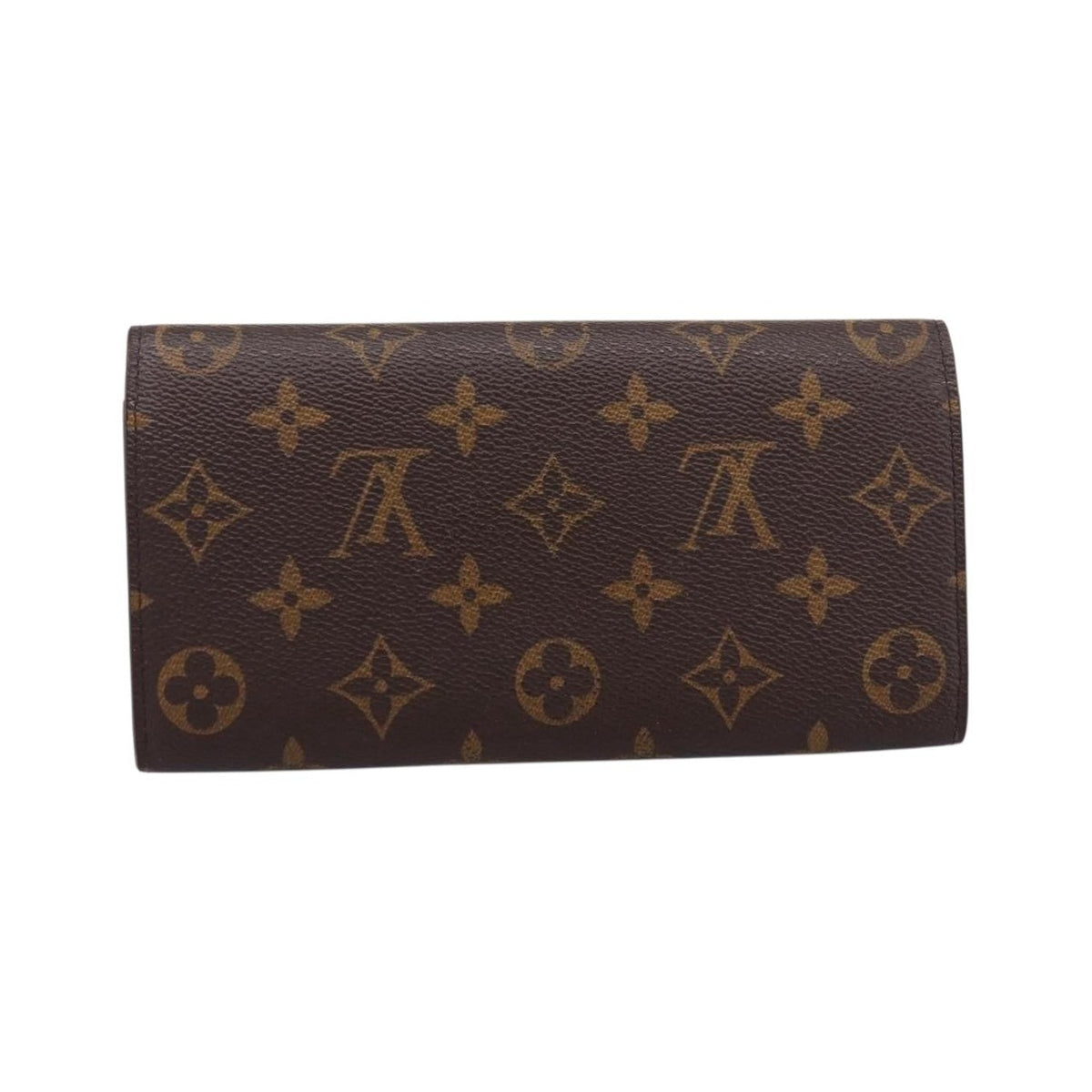 Louis Vuitton Emilie Monogram Canvas, Brown, Canvas, Wallet