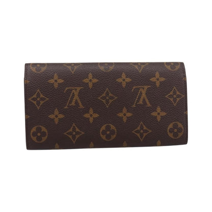 Louis Vuitton Emilie Monogram Canvas, Brown, Canvas, Wallet