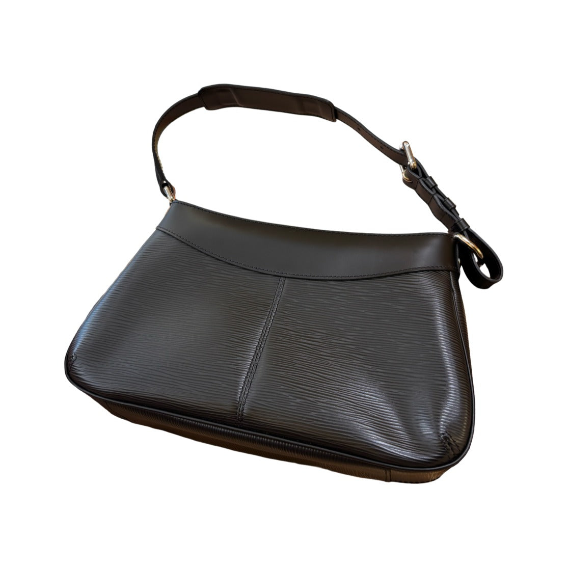 Louis Vuitton Epi Stretch Silver Fizz Epi Stretch, Black, Leather, Handbag