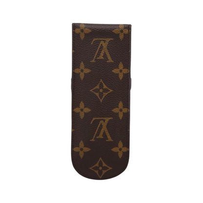 Louis Vuitton Etui à stylo Canvas, Brown, Canvas, Clutch