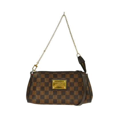 Louis Vuitton Eva Damier, Brown, Canvas, Handbag