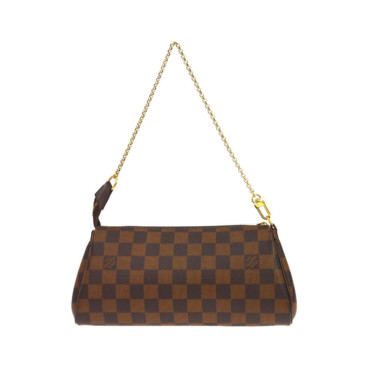 Louis Vuitton Eva Damier, Brown, Canvas, Handbag