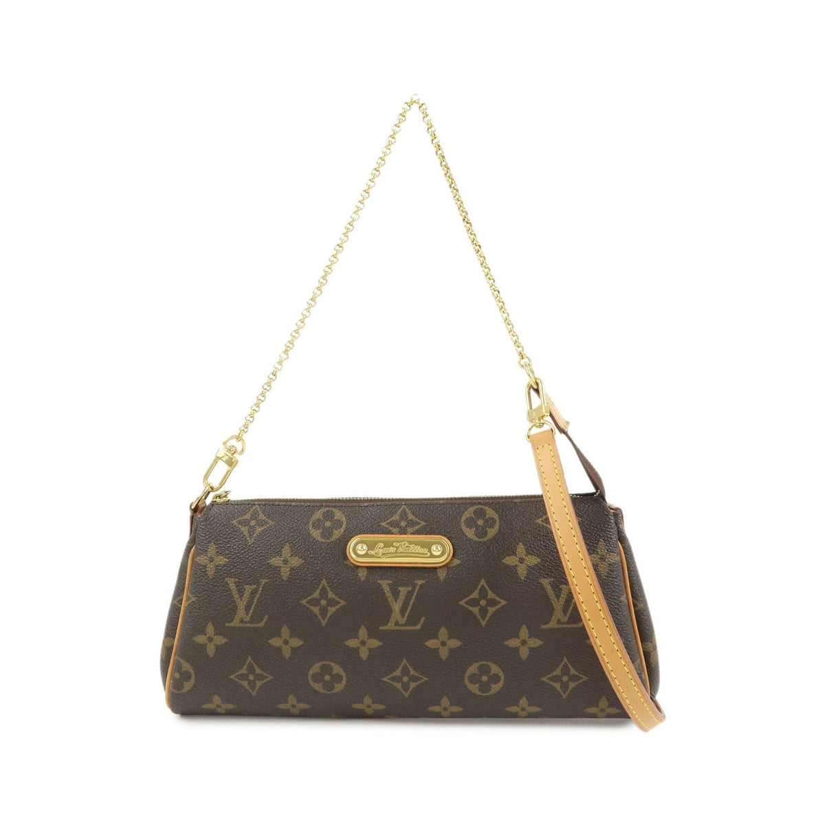 Louis Vuitton Eva Monogram Canvas, Brown, Canvas, Handbag