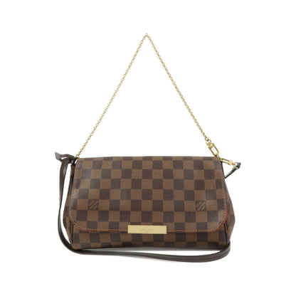 Louis Vuitton Favorite Damier, Brown, Canvas, Handbag