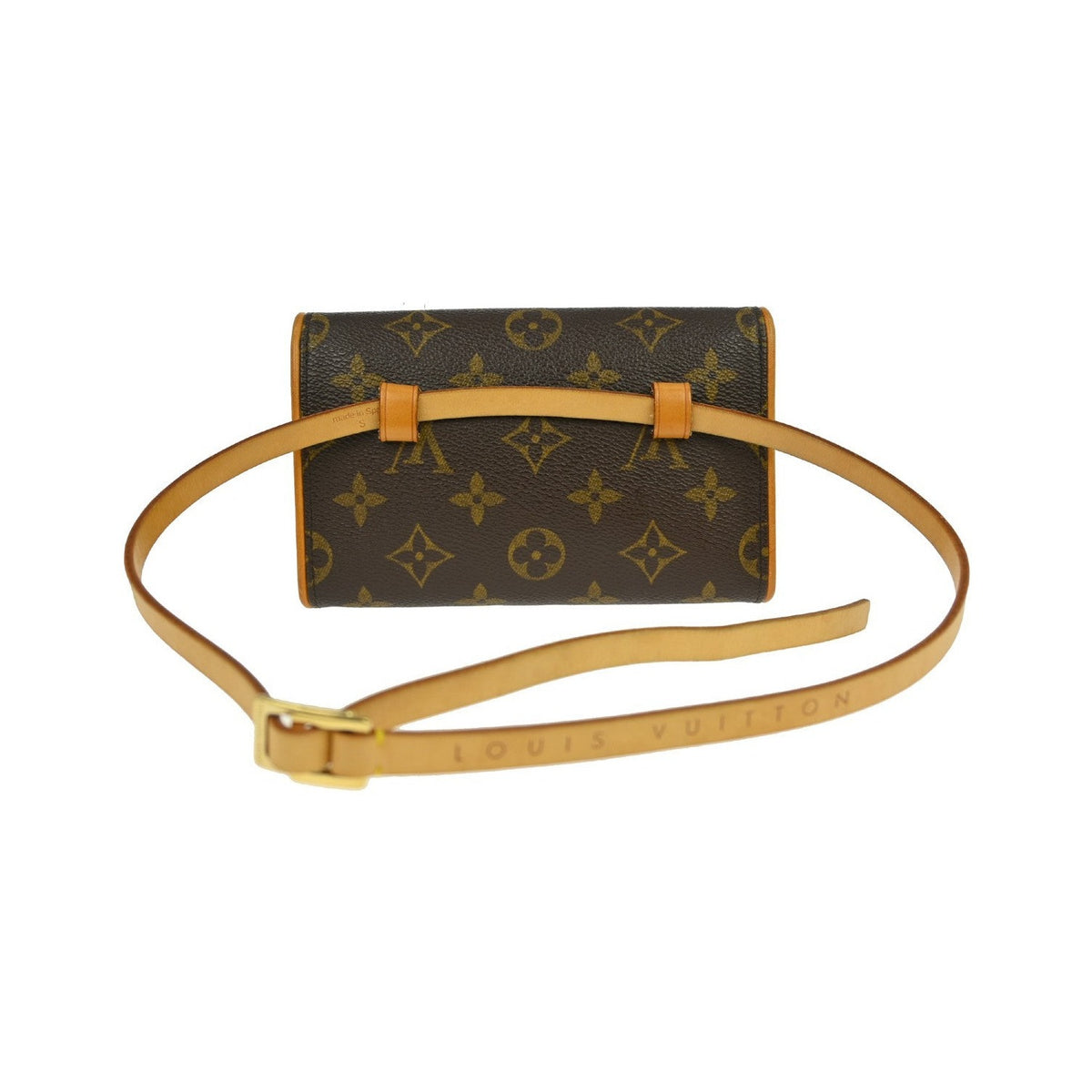 Louis Vuitton Florentine Canvas, Brown, Canvas, Clutch