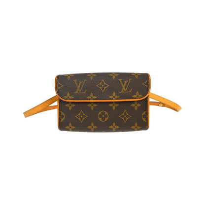 Louis Vuitton Florentine Monogram, Brown, Canvas, Clutch